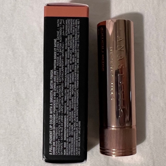 💋NIB💋 ANASTASIA BEVERLY HILLS ✨Taupe Beige✨ Satin Lipstick (pink beige satin) - Picture 10 of 11